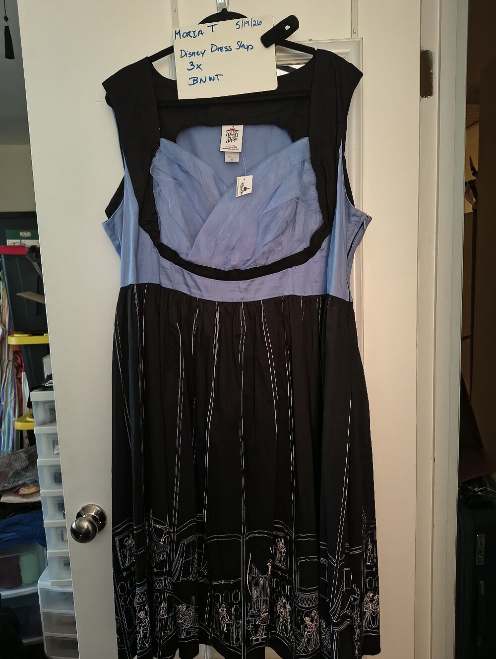 Disney Dress Shop Haunted Mansion Ballroom Dress 3x BNWT